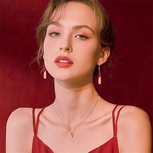ONLYJUMP Wooden Earrings for Women Lightweight Wood Earring Acrylic Resin Geometric Teardrop Wood Earring Ethnic African Jewelry in Saudi Arabia