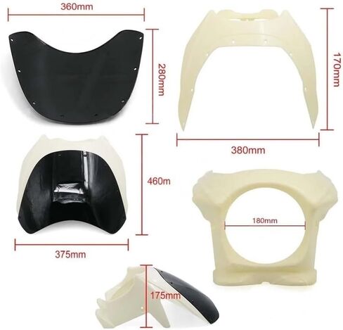 Guard Fairings Guard 7 "تعديل تغطية المصباح الأمامي ل CB400 CB1300 ل VTEC 1-2-3-4 الأمامية الأمامية أقواس التثبيت الطرب in Kuwait
