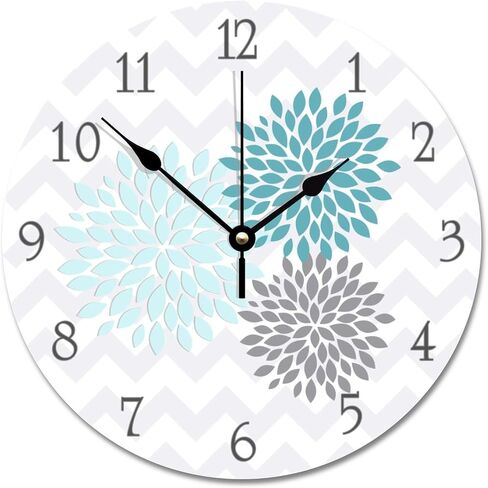 ArogGeld Native American Dreamcatcher Clock Boho Indian Talisman Wall Personalized 10 Inch Battery Operated Decor Silent Non-Ticking Wooden Wood Clocks for The Kitchen Bedroom Office, in Kuwait