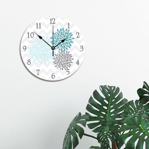 ArogGeld Native American Dreamcatcher Clock Boho Indian Talisman Wall Personalized 10 Inch Battery Operated Decor Silent Non-Ticking Wooden Wood Clocks for The Kitchen Bedroom Office, in Kuwait