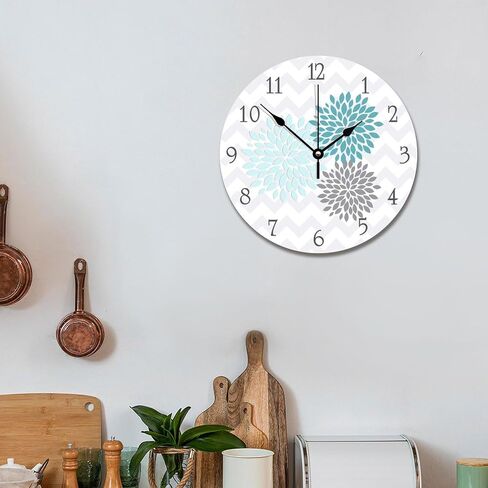 ArogGeld Native American Dreamcatcher Clock Boho Indian Talisman Wall Personalized 10 Inch Battery Operated Decor Silent Non-Ticking Wooden Wood Clocks for The Kitchen Bedroom Office, in Kuwait