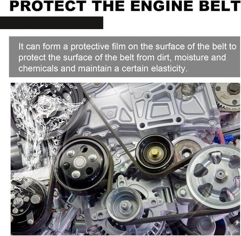 Xirujnfd 3.38fl.oz (100 مل) رذاذ الحزام أو السيارات ، والأحزمة التوقيت المضاد للانزلاق طويل الأمد ، ويسترجع قبضة ويمتد عمر الحزام ، وتزييت ضوضاء صلصة الحزام السريع (مجموعة واحدة) in Kuwait