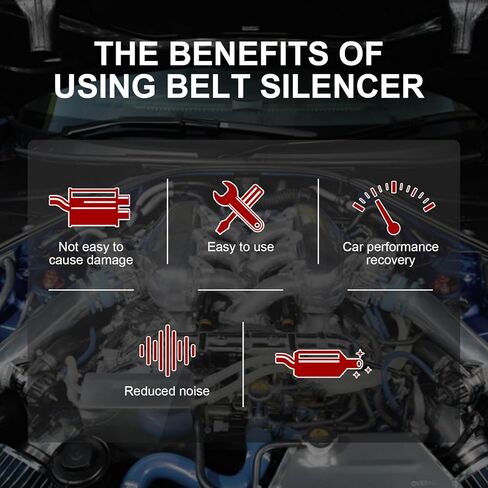 Xirujnfd 3.38fl.oz (100 مل) رذاذ الحزام أو السيارات ، والأحزمة التوقيت المضاد للانزلاق طويل الأمد ، ويسترجع قبضة ويمتد عمر الحزام ، وتزييت ضوضاء صلصة الحزام السريع (مجموعة واحدة) in Kuwait