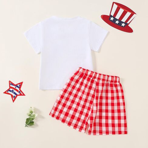 Yvowming Toddler Baby Boy Clothes Kids Summer Truck Print T Shirt Short Set with Pockets 0-4T in Kuwait