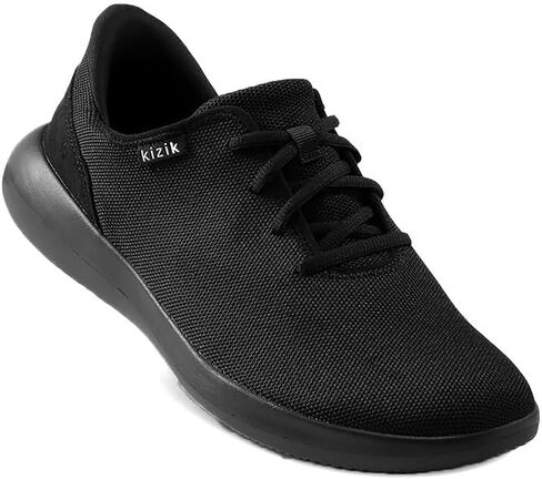 Kizik Madrid Hands Free Mens and Womens Sneakers, Casual Slip On Shoes for Women or Men, Comfortable for Walking, Women's and Men's Fashion Sneakers for Any Occasion - Black/Black, M7.5 / W9 in Kuwait