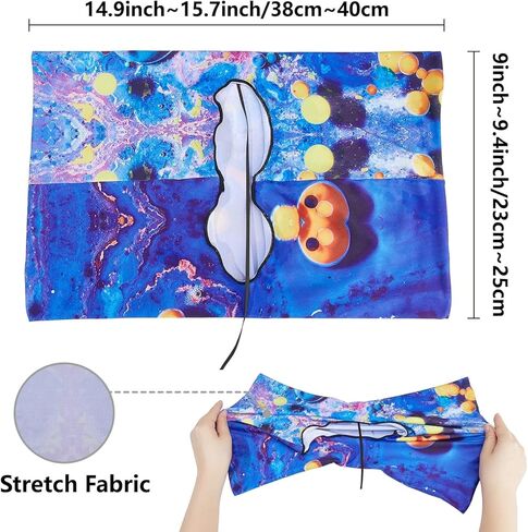 CRASPIRE Bee Stretchable Book Cover Honey Yellow Washable Reusable Large Nylon Cloth Elastic Polyester Book Cover Protector 9.4x15.7 Inch Notebook Wraps Suitable for Most Hardcover Books in Kuwait