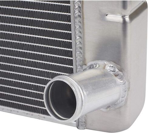 Speedway Motors مقاس 26 بوصة مرور مزدوج سباق الألومنيوم ، S/B Chevy ، فرن من أجل المتانة ، الأداء المتفوق ، التصميم المزدوج مع 2.25 "جوهر ، فعال 1" أنابيب الألومنيوم in Kuwait