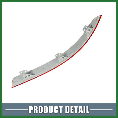 Motoforti Car الخلفية العاكسة المصد الأيسر No.A1668200374 لمرسيدس-بنز GL450 2013-2016 البلاستيك الأحمر طويل الأمد in Saudi Arabia