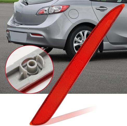 1 زوج BFF4 51 5L0AF مصباح عاكس الوفير الخلفي ، استبدال Mazda 3 2008 2008 2010 2011 2012 ، يحل محل BFF4 51 5M0AF in Saudi Arabia