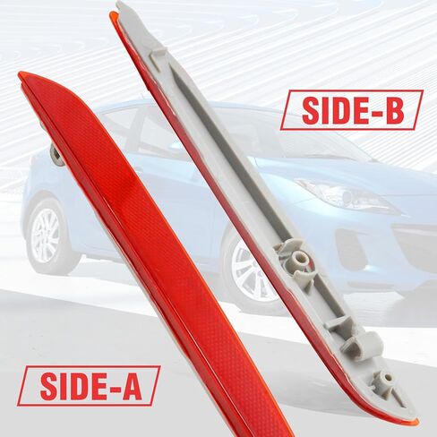 1 زوج BFF4 51 5L0AF مصباح عاكس الوفير الخلفي ، استبدال Mazda 3 2008 2008 2010 2011 2012 ، يحل محل BFF4 51 5M0AF in Saudi Arabia