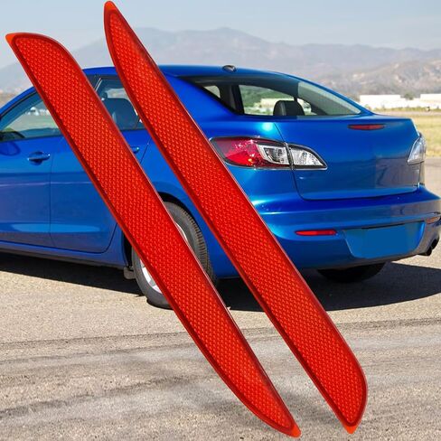 1 زوج BFF4 51 5L0AF مصباح عاكس الوفير الخلفي ، استبدال Mazda 3 2008 2008 2010 2011 2012 ، يحل محل BFF4 51 5M0AF in Saudi Arabia