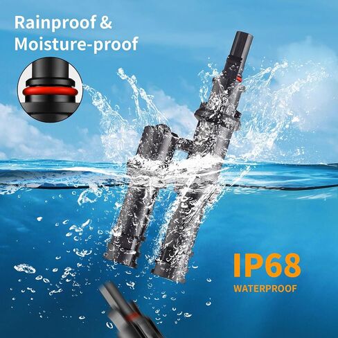 لوحة Solar Y Branch Connector 2 إلى 1 موصلات للألواح الشمسية موازية مقرنة تجمع IP68 مقاومة للماء 70A 1500V (1pairs MMF+FFM) in Saudi Arabia