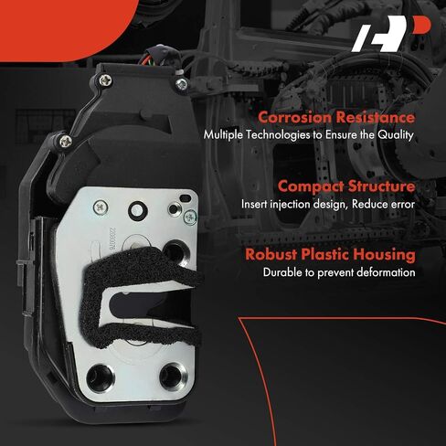 A-Premium Door Lock Latch Actuator متوافق مع KIA مركبة-Spectra 2005-2006 ، Spectra5 2005-2006 ، مع نظام دخول بدون مفتاح-جانب الركاب الأيمن الخلفي ، استبدل# 814202F010 in Saudi Arabia