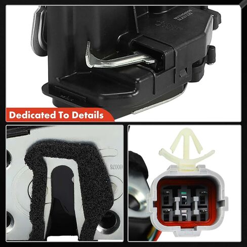 A-Premium Door Lock Latch Actuator متوافق مع KIA مركبة-Spectra 2005-2006 ، Spectra5 2005-2006 ، مع نظام دخول بدون مفتاح-جانب الركاب الأيمن الخلفي ، استبدل# 814202F010 in Saudi Arabia
