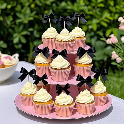 12Pcs Mother's Day Cupcake Toppers,Pink Glitter Cake Toppers Best Mom Butterfly Cupcake Picks for Mother's Day Party Cupcake Decorations Birthday Party Supplies in Saudi Arabia