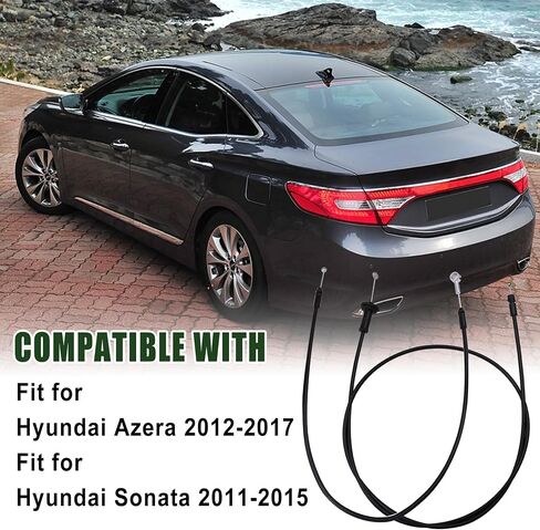 811903S000 Hood Latch Release Cable to Hood Lock＆Release Handle Assembly Fit for Hyundai Azera 2012-2017 Sonata 2011-2015 Replace 81190-3S100 Hood Lock Release Cable in Saudi Arabia