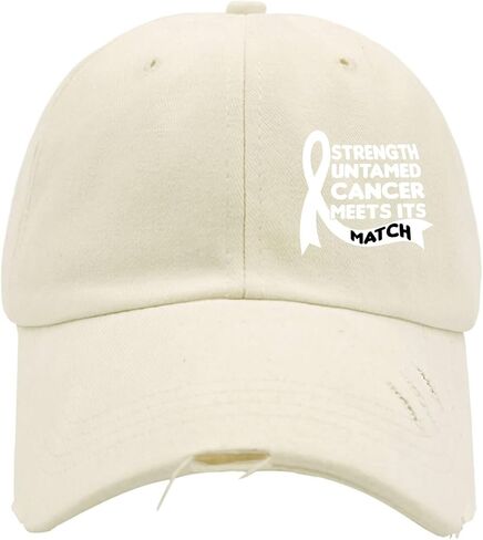 القوة غير المرغوب فيها ، تلتقي بسرطانها في مباريات العالم للسرطان للرجال غسلها قبعات البيسبول المتعثرة العصرية قبعات أبي مغسولة القطن in Kuwait