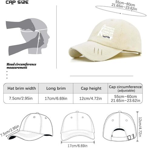 القوة غير المرغوب فيها ، تلتقي بسرطانها في مباريات العالم للسرطان للرجال غسلها قبعات البيسبول المتعثرة العصرية قبعات أبي مغسولة القطن in Kuwait