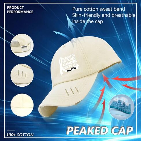 القوة غير المرغوب فيها ، تلتقي بسرطانها في مباريات العالم للسرطان للرجال غسلها قبعات البيسبول المتعثرة العصرية قبعات أبي مغسولة القطن in Kuwait