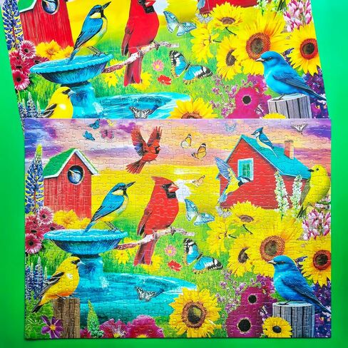 Large Piece 300 Piece Puzzle for Adults Seniors and Kids - Camping by The Lake in Saudi Arabia