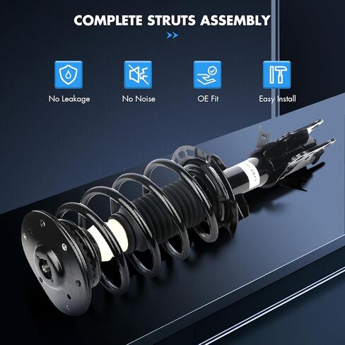 ASAPE 2PCS Front Complete Struts Assembly w/Coil Spring Fit for 2013 2014 2015 2016 2017 2018 for Ford Fusion Front Pair Strut Replace OE 172638 in Saudi Arabia