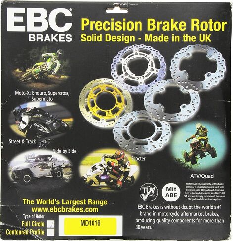 EBC Brakes MD1016 Brake Rotor, Red, 276mm in Saudi Arabia