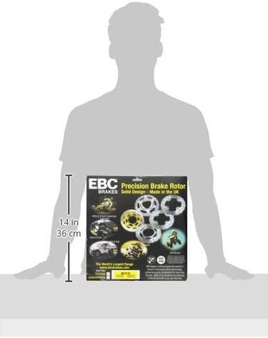 EBC Brakes MD1016 Brake Rotor, Red, 276mm in Saudi Arabia