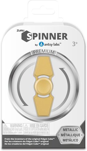 Antsy Labs Fidget Spinner, LED Series, Sensory Fidget Toys for Kids & Adults, Designed for Anxiety and Stress Relief, Party Favors, Birthday Goody Bag, or Stocking Stuffers, Pocket Sized, White in Saudi Arabia