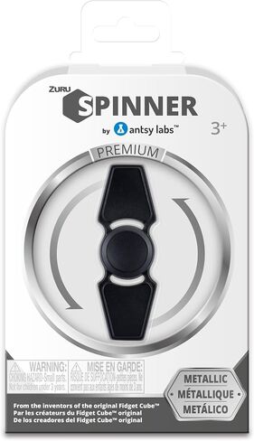 Antsy Labs Fidget Spinner, LED Series, Sensory Fidget Toys for Kids & Adults, Designed for Anxiety and Stress Relief, Party Favors, Birthday Goody Bag, or Stocking Stuffers, Pocket Sized, White in Saudi Arabia