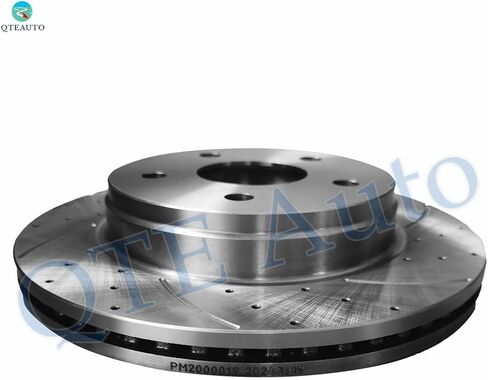 PM Auto Set of 4 Front Drilled Slotted Disc Brake Rotors-Wheel Hub Bearing Assembly For 2012-2018 Ram 1500 in Saudi Arabia