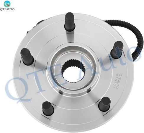 PM Auto Set of 4 Front Drilled Slotted Disc Brake Rotors-Wheel Hub Bearing Assembly For 2012-2018 Ram 1500 in Saudi Arabia