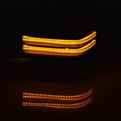 Astra Depot 2X Dynamic Amber LED Towing Side Mirror Turn Signal Light DRL Parking Lamp Compatible For Chevrolet Silverado 1500 2500HD 3500HD GMC Sierra 1500 2500HD 3500HD 2015-2018, Smoke Lens in Saudi Arabia