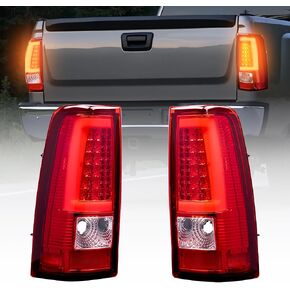 مجموعة مصباح ذيل Vevor متوافق مع 2003-2006 Chevy Silverado 1500 1500 HD 2500 2500 HD 3500 ، 2007-2007 Chevy Classic ، 2PCS Driver & Passenger LED LED مصابيح خلفية مع المصابيح ، الأسود ، الأسود in Kuwait