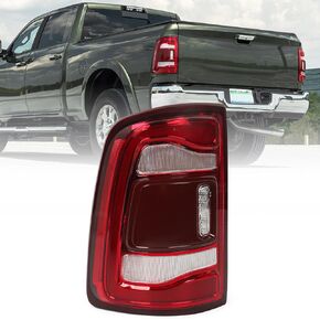LED Tail Light Assembly For Dodge Ram 2500 3500 2019 2020 2021 2022 2023 Rear Lamp Red Bezel w/o Blind Spot Assembly Left Driver Side LH 68361717AD in Kuwait
