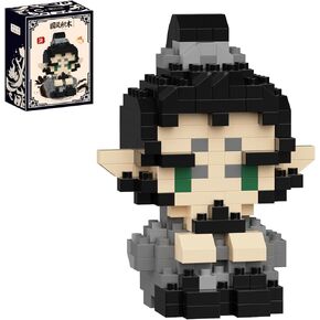 Nezha Ao Bing Series Mini Blocks Toy,Cute Anime Figures Toys Desk Accessories,for Kids, Ages 6+ - Collectible Movie Cartoon Character Gift Idea (Ao Bing325pcs) in Kuwait