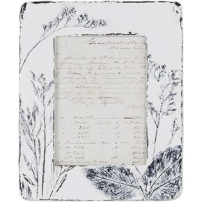 Nikky Home Farmhouse 5x7 إطار الصورة بوهو إطار صورة مع النباتات النباتية ثلاثية الأبعاد محكم وطيفي ريفي ، إطارات صور راتنجات مصنوعة يدويًا مع زجاج عالي الدقة لعرض الطاولة in Kuwait