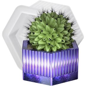 Barrel Shaped Concrete Flower Pot Silicone Mold Succulent Plants Cement Plaster Clay Mold Candle Pen Holder Mold Epoxy Resin Plaster Cement Clay Mould in Kuwait