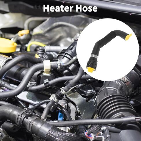 Heater Hose for Audi A4 B8 2.0L 2010-2016 Good Sealing No.8K0121109Q Engine Coolant Overflow Tank Hose Black 1 Pc in Saudi Arabia