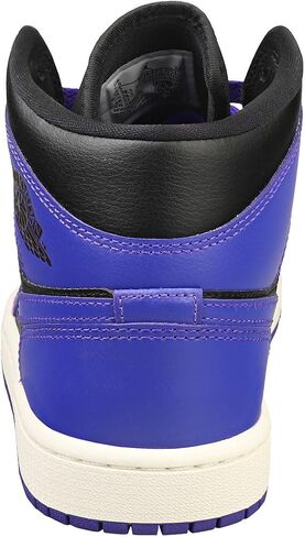 Nike Air Jordan 1 Mid Womens Shoes Size 12, Color: Action Grape/Sky J Light Purple-Purple in Kuwait