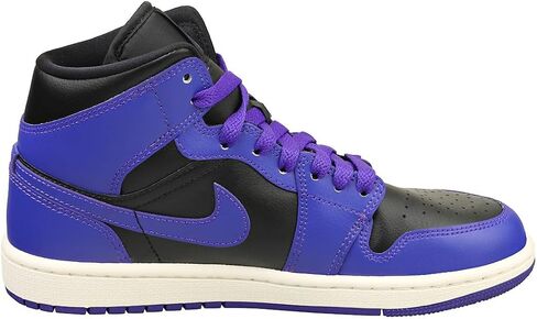 Nike Air Jordan 1 Mid Womens Shoes Size 12, Color: Action Grape/Sky J Light Purple-Purple in Kuwait