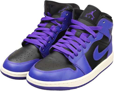 Nike Air Jordan 1 Mid Womens Shoes Size 12, Color: Action Grape/Sky J Light Purple-Purple in Kuwait