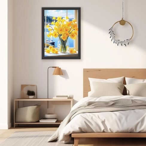 Tostog Tostogya Diamond Paints Kits للبالغين ، وأزهار 5D مجموعات فن الماس للبالغين ، لوحات DIY الماس لزخارف المبتدئين ، واللوحات الماسية مجموعة الهدايا الفن 11.8 بوصة. * 15.75 بوصة. in Kuwait