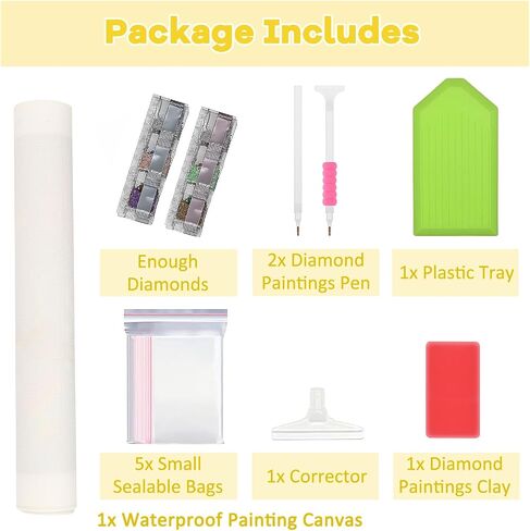 Tostog Tostogya Diamond Paints Kits للبالغين ، وأزهار 5D مجموعات فن الماس للبالغين ، لوحات DIY الماس لزخارف المبتدئين ، واللوحات الماسية مجموعة الهدايا الفن 11.8 بوصة. * 15.75 بوصة. in Kuwait