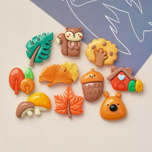 40 Pcs Succulent Plants Resin Slime Charms,Resin Flat Back 3D Potted Plants Slime Charms Bulk for Crafts,Easter Embellishments for DIY Scrapbooking Nail Phone Jewelry Making Decorations (colorful) in Kuwait