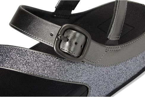 FitFlop Women's Skinny Ii Glitterdust Z-Strap Sandals Wedge in Kuwait