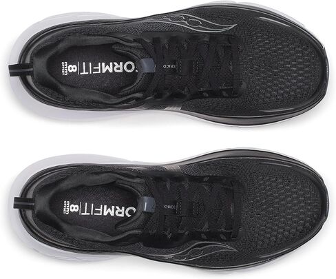 Saucony Women's Guide 18 Sneaker, Black/White, 10 in Saudi Arabia