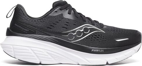 Saucony Women's Guide 18 Sneaker, Black/White, 10 in Saudi Arabia