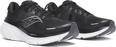 Saucony Women's Guide 18 Sneaker, Black/White, 10 in Saudi Arabia