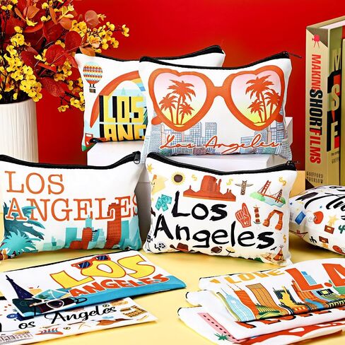 Reginary 12 Pack Cosmetic Bag Travel Souvenirs Gift Makeup Bag Lover Gifts Friendship Family Toiletry Storage for Women Vacation Traveller Trip(London) in Saudi Arabia