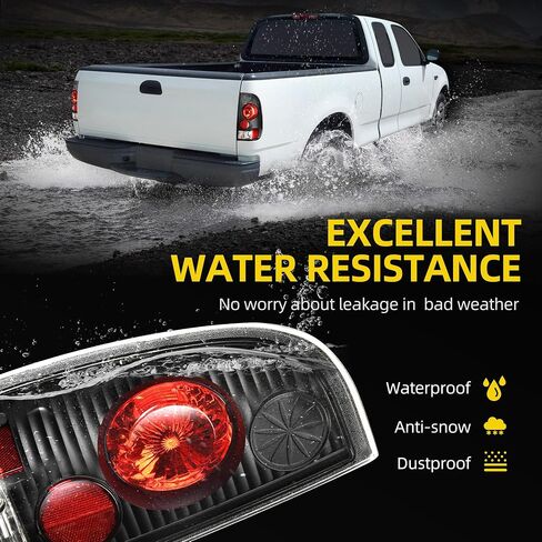 DWVO Tail Light Assembly Compatible with 1997 1998 1999 2000 2001 2002 2003 Ford F150 & 99-07 Ford F-250 F-350 Super Duty Pickup Truck Taillights Replacement Tail Lamp (Does Not Fit Supercrew Models) in Saudi Arabia